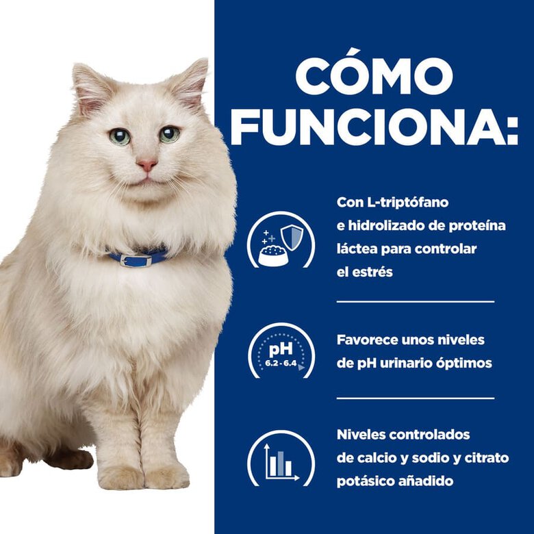 Hill's Prescription Diet c/d Urinary Stress Peixe Azul Ração para gatos, , large image number null
